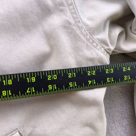 Brandon Thomas Mens Shirt Jacket Medium Corduroy Shacket Button Up Beige Casual - Picture 5 of 9